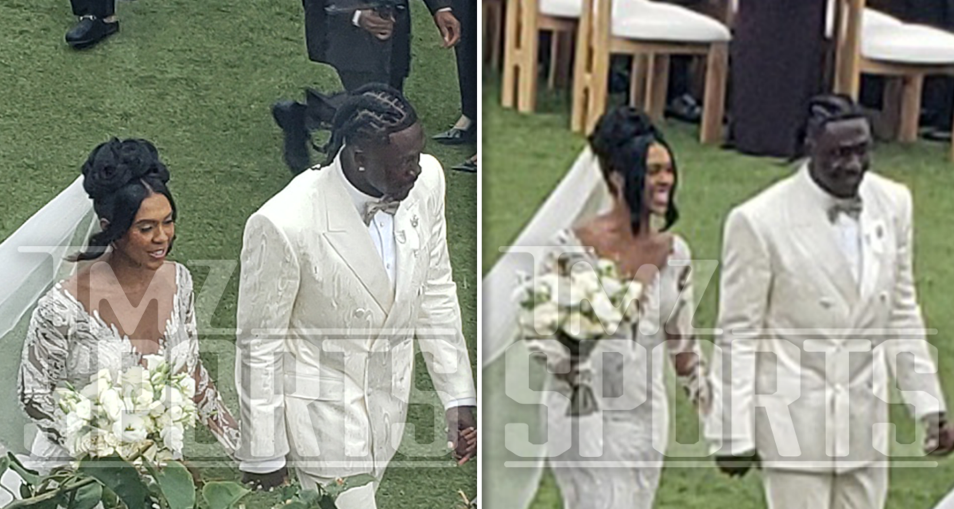Philadelphia Eagles Star A.J. Brown Marries Kelsey Riley in Laguna Beach