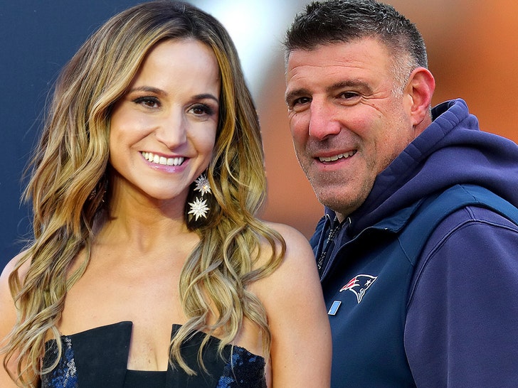 diana russini and mike vrabel getty 1