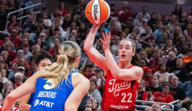 Caitlin Clark breaks another WNBA record, and LeBron James applauds