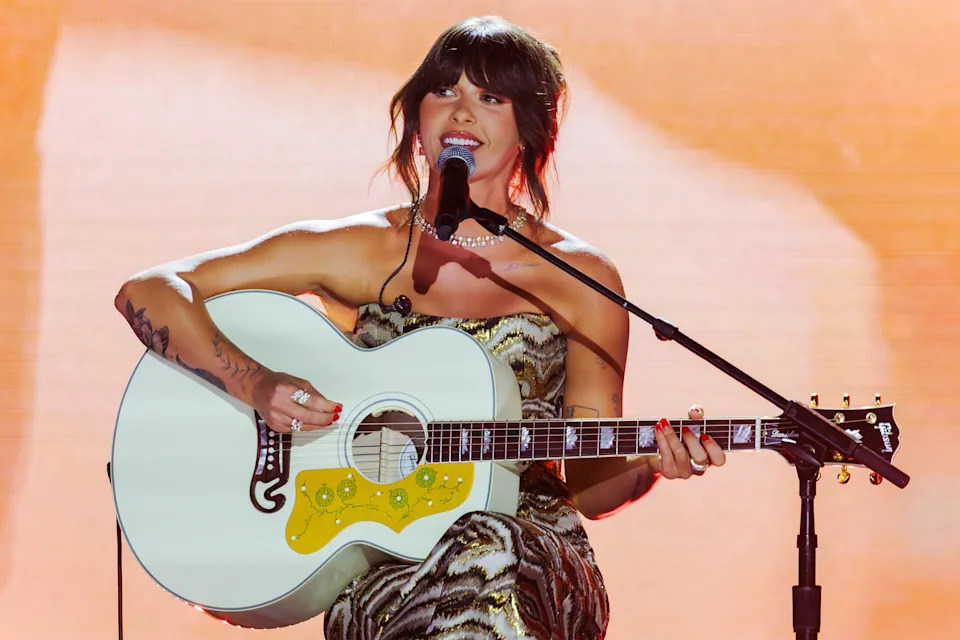 Ella Langley performs onstage.