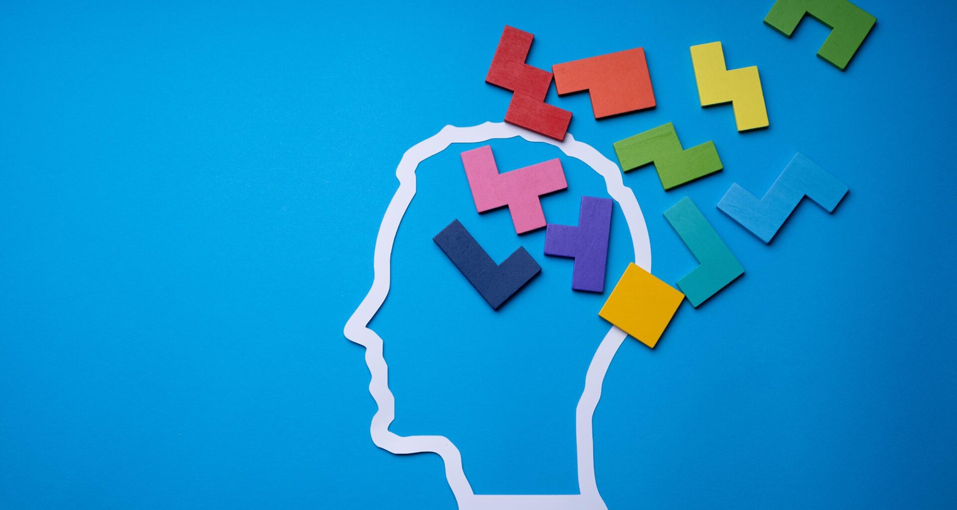 ADHD Brain Blocks Tetris Puzzle Pieces