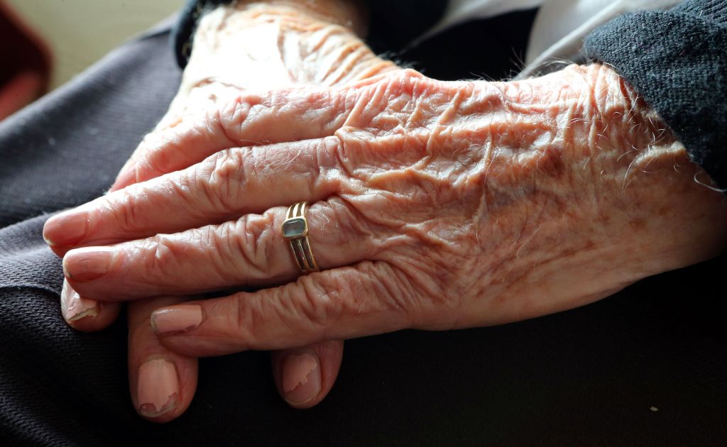 Elderly A&E warning. File photo dated 07/10/13 of a close up of the hands of an elderly woman, as elderly people were warned not to store up their health problems for the holidays, for fear they will end up in busy emergency departments with more serious illnesses. Issue date: Tuesday December 23, 2014. A leading doctor has said studies show people left on their own over Christmas are more likely to end up in A&E with worse problems, because of links between loneliness and admissions to hospital. See PA story HEALTH Elderly. Photo credit should read: Peter Byrne/PA Wire URN:21802643