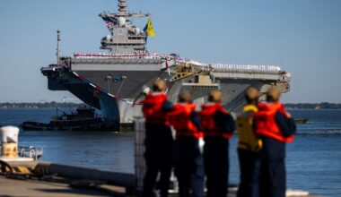 World's largest aircraft carrier returns from 11-month deployment, longest since Vietnam War