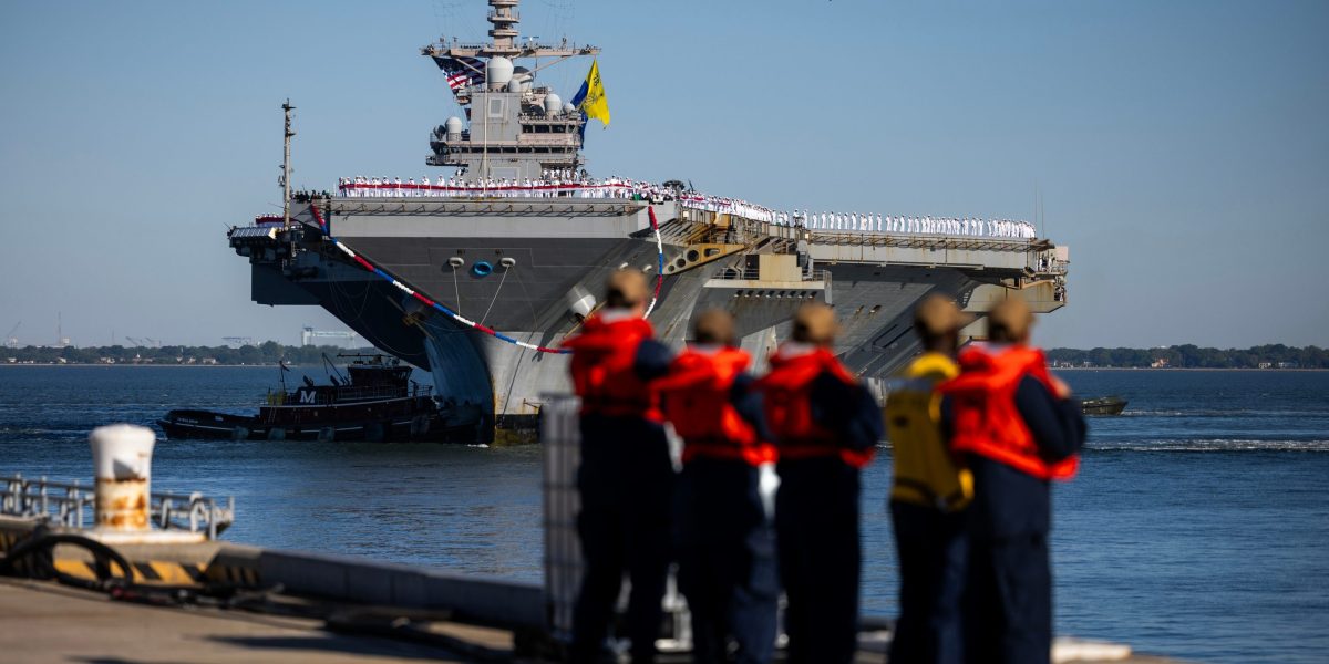 World's largest aircraft carrier returns from 11-month deployment, longest since Vietnam War