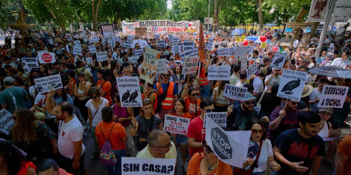 'We want neighbors, not tourists.' Madrid's renters march with message for the boom economy