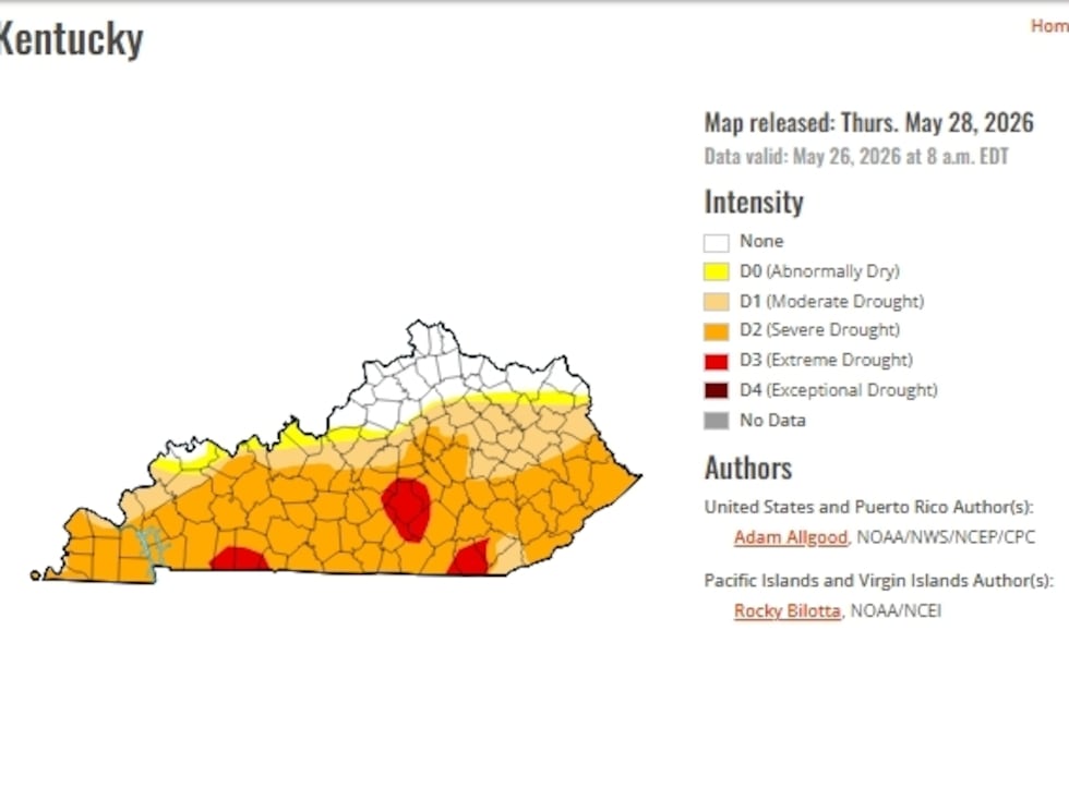 Recent rainfall has improved drought conditions across Kentucky