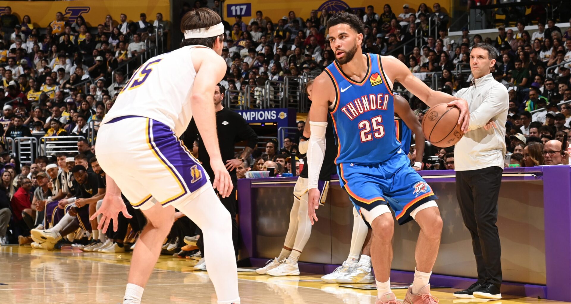 4 Takeaways: Thunder too deep, threatening to sweep Lakers