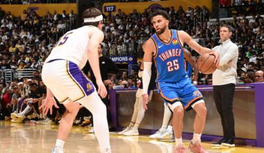 4 Takeaways: Thunder too deep, threatening to sweep Lakers