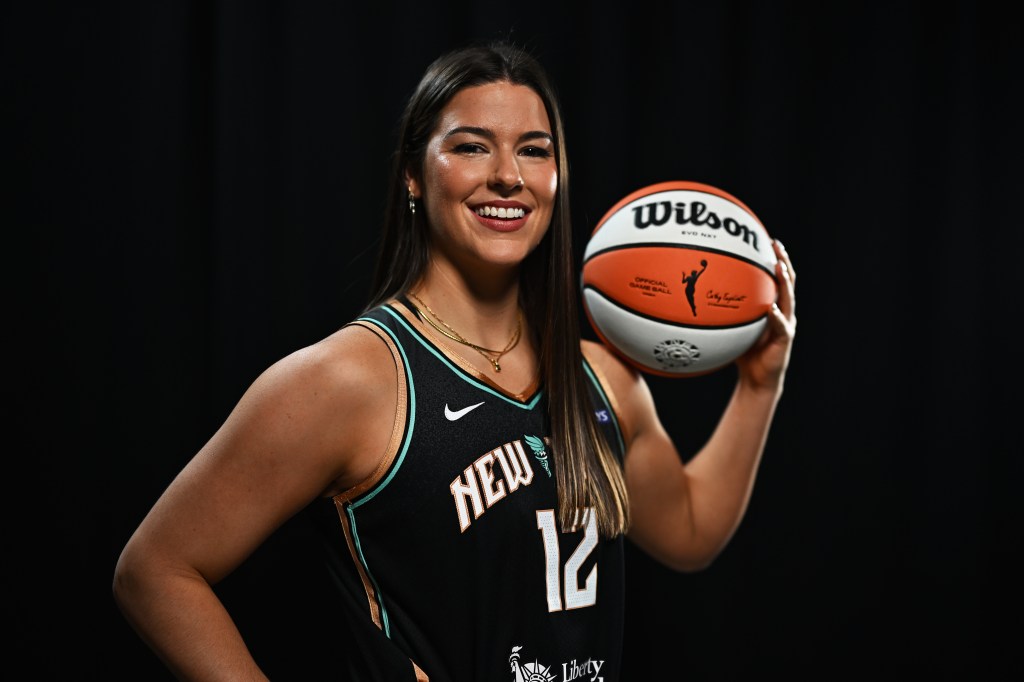 Alexandra Fowler, posing for a picture during Media Day earlier this month, signed a contract with the Liberty on May 14, 2026.