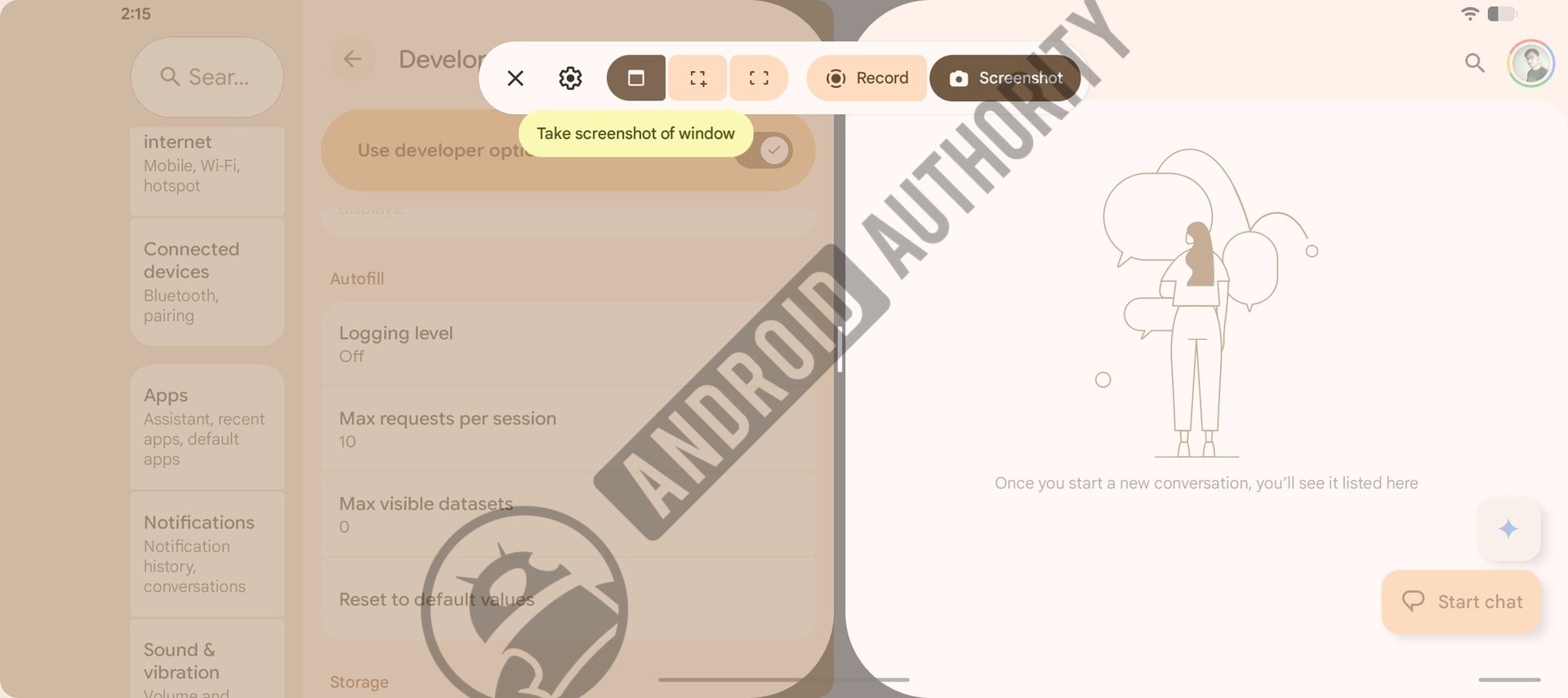 Android 17 QPR1 Beta 3 New screen recording toolbar with screenshots watermarked (3) watermarked (1)