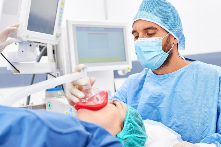 Anesthesiologist Gives Patient Anesthesia Treatment