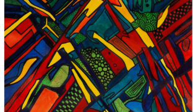Villager’s watercolor painting displayed at prestigious gallery