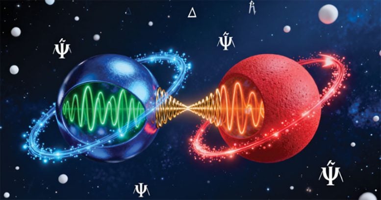 Artistic Representation of Nonreciprocal Quantum Synchronization
