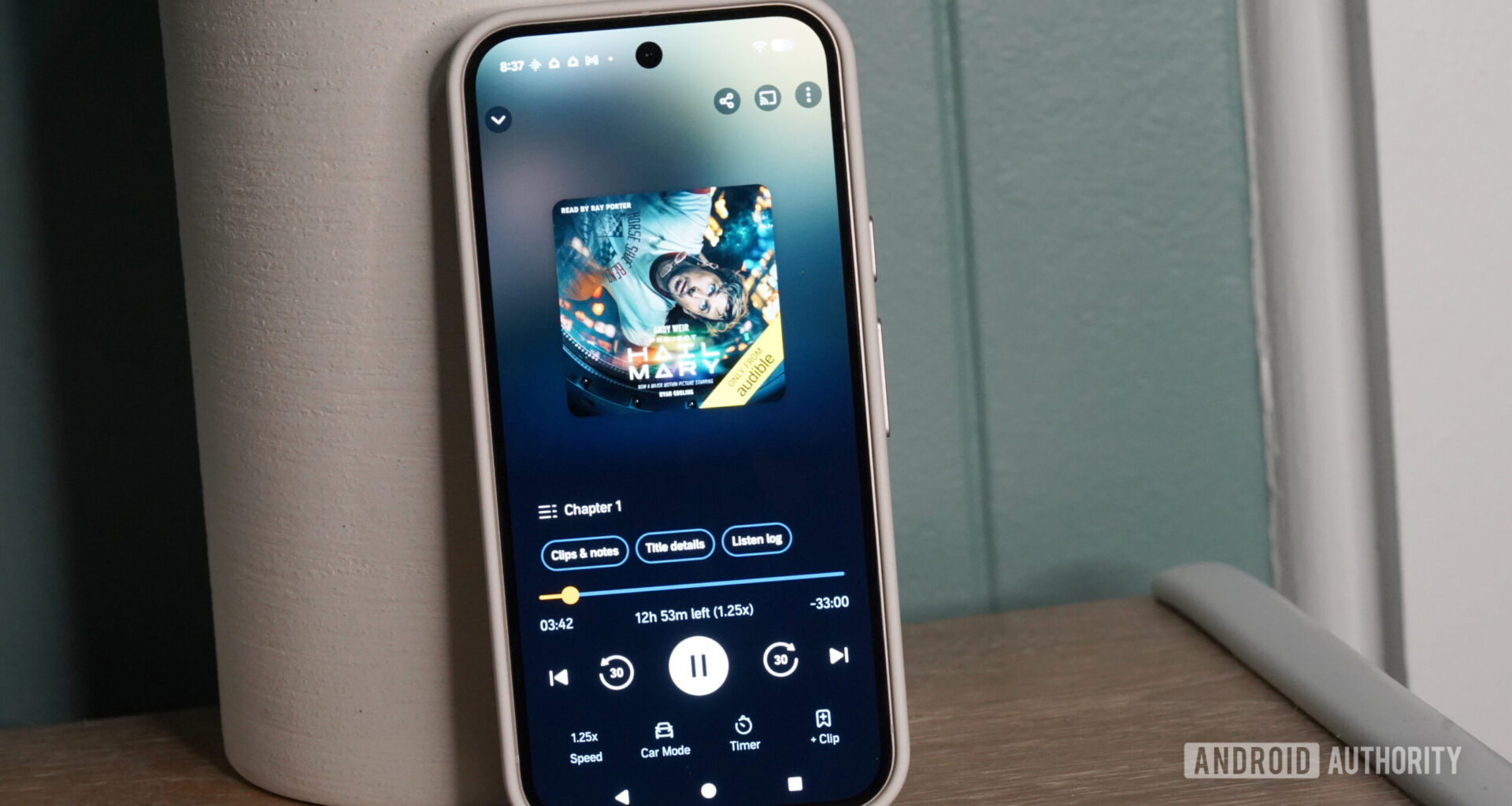 Audible App Player Screen