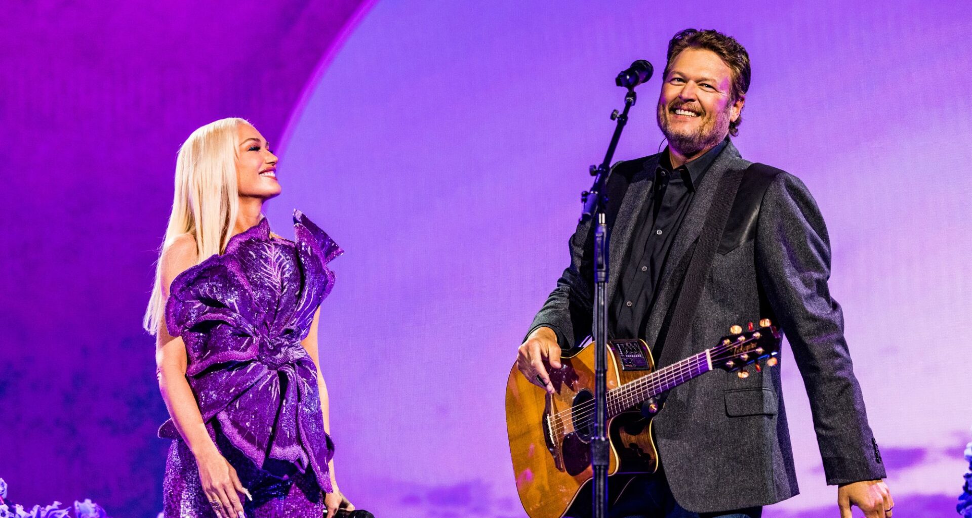 Blake Shelton Finally Catches Wife Gwen Stefani and No Doubt at the Sphere