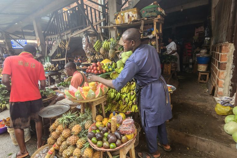 Buhari Yishau, a fruit seller at Kubwa village market