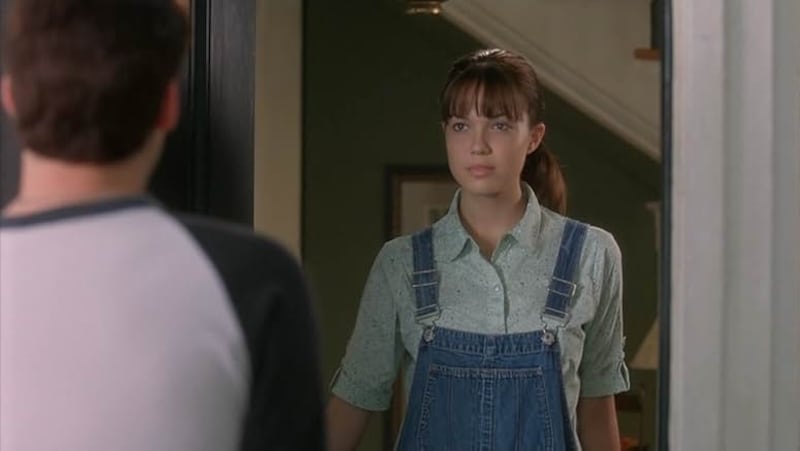 Mandy Moore appears as her character, Jamie Sullivan, in the 2002 film, 'A Walk To Remember.'