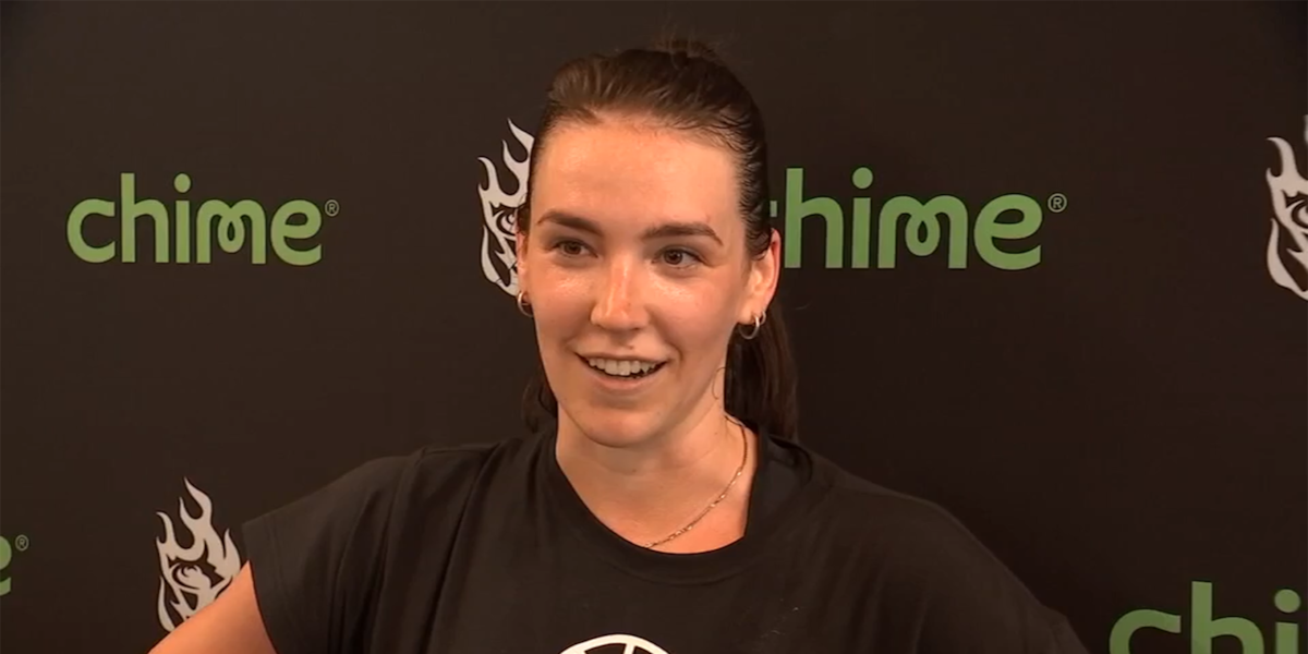 Fire players arrive in Portland ahead of preseason game against LA Sparks