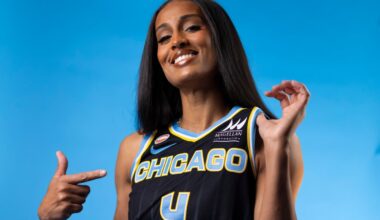 Scenes from Chicago Sky media day