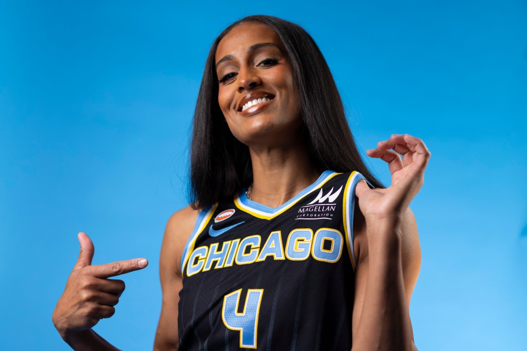 Scenes from Chicago Sky media day