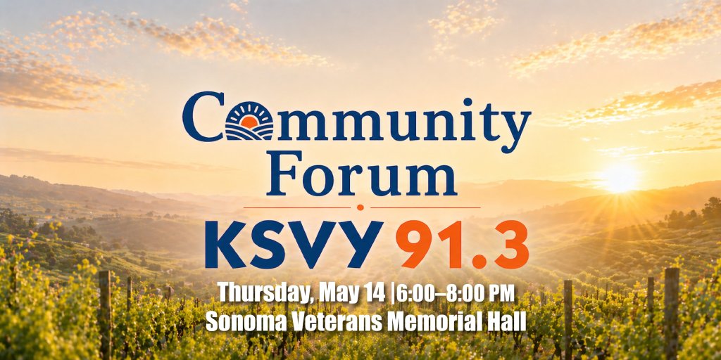 KSVY Sonoma invites community to help plan future of the station on May 14