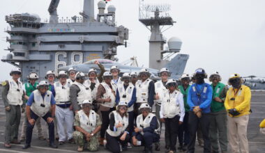 USS Nimitz on Farewell Deployment Impresses T&T Minister