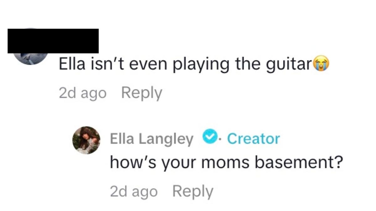 Ella Langley crushed a TikTok troll.