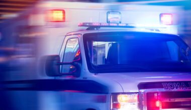 1 person taken to hospital after 2 trucks crash on Emerson Avenue, northbound lanes still closed