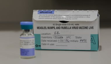 Two doses of the MMR vaccine. Pennsylvania health officials are encouraging residents to ensure they are vaccinated amid a measles outbreak in Lebanon County.