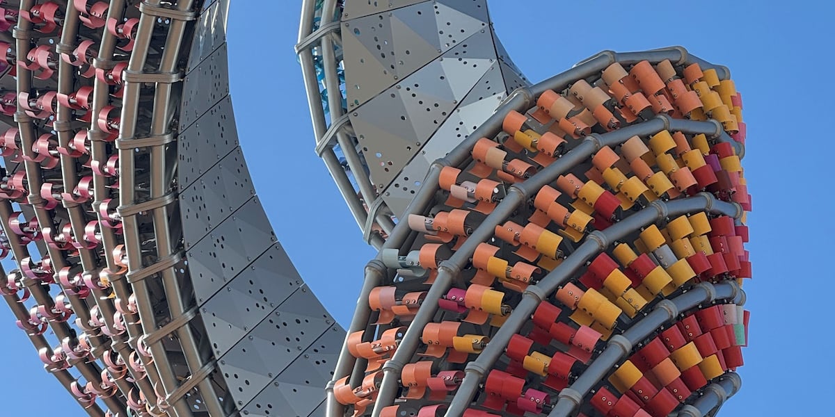 Huntsville unveils 60-foot SkyLume sculpture as largest public art addition
