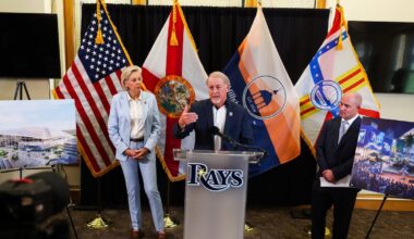 Rays, local leaders celebrate ‘first step’ in stadium deal talks - Tampa Bay Times