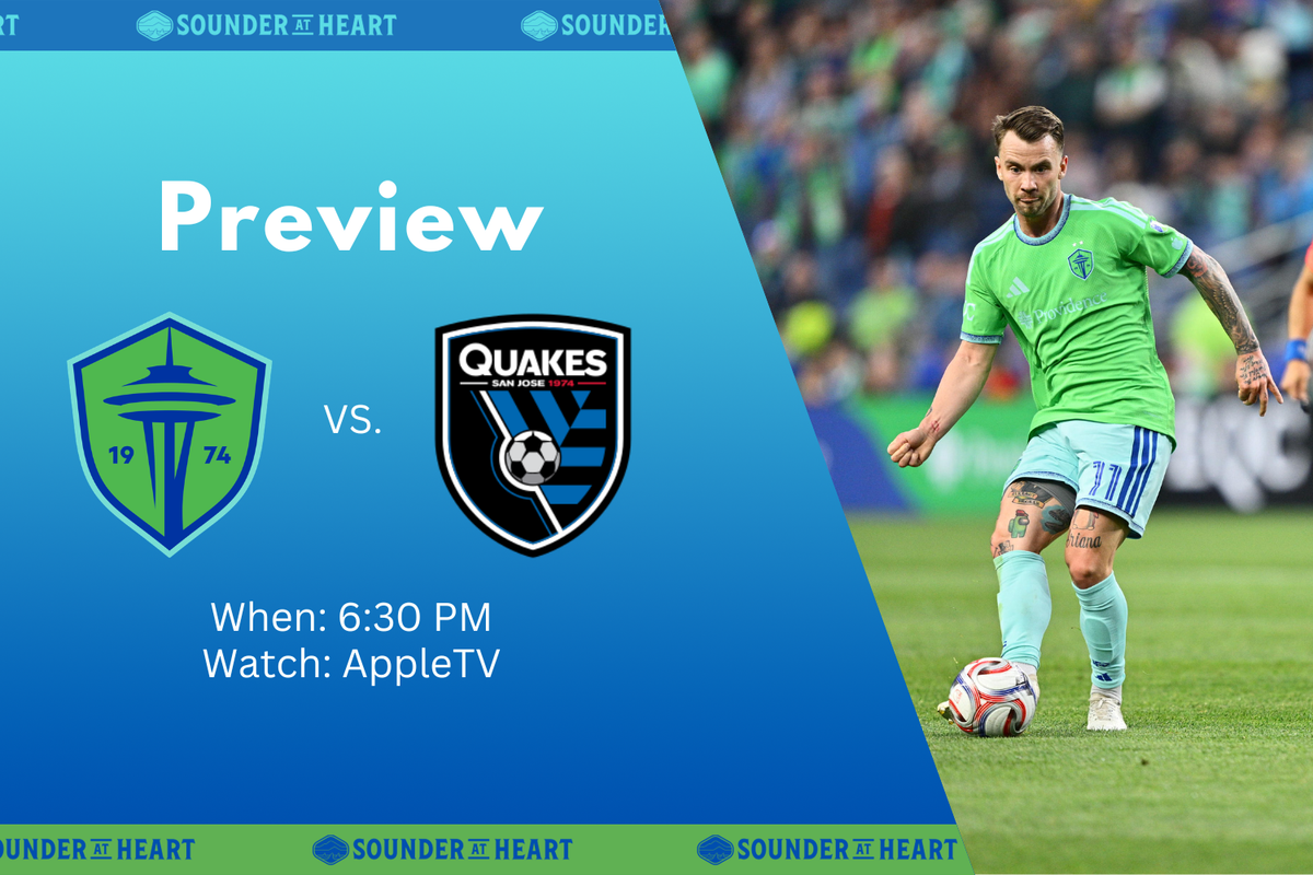 Sounders vs. Earthquakes, streaming: Kickoff, lineup, updates