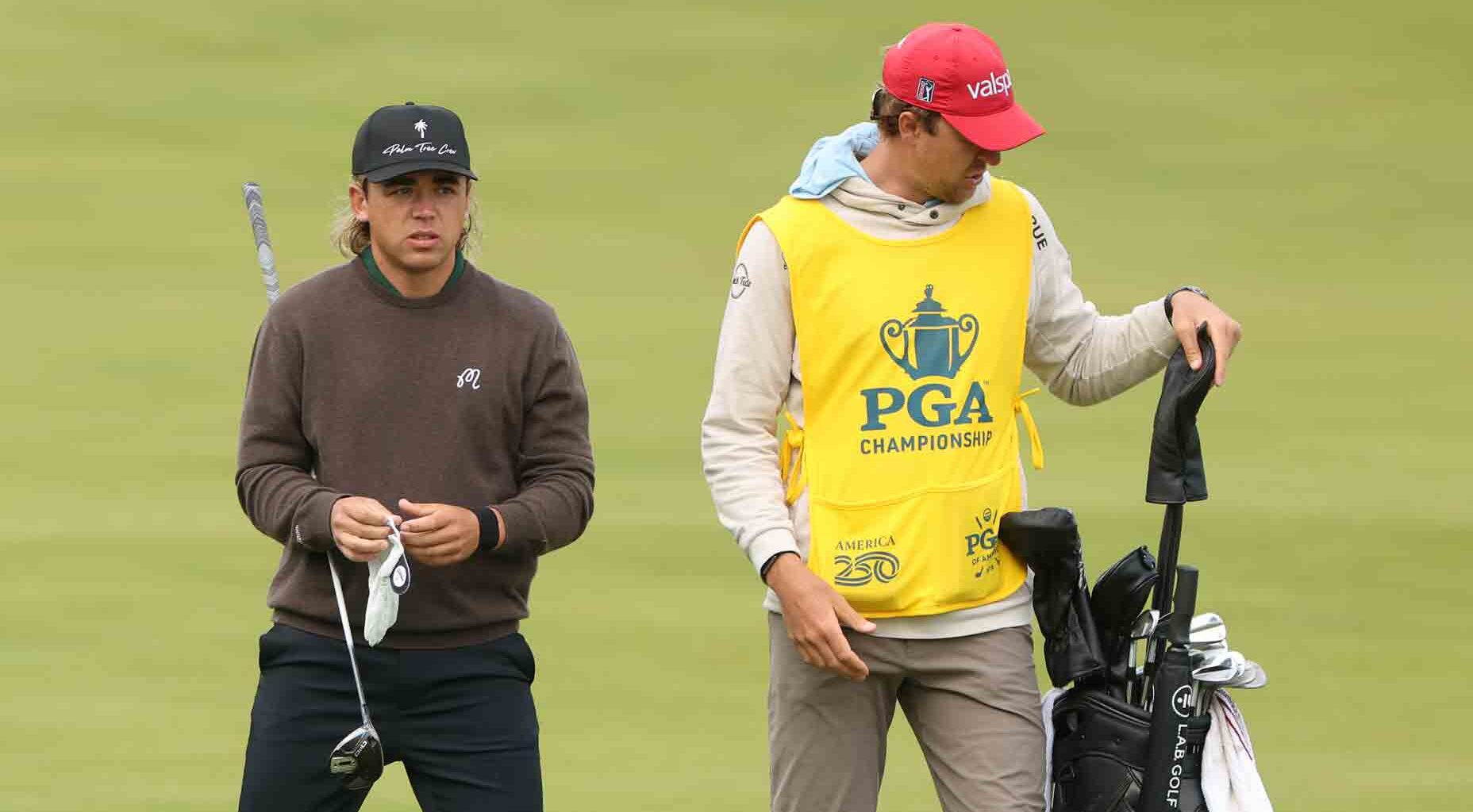 ‘I fell short of that’: Garrick Higgo caddie blames himself for PGA rules penalty