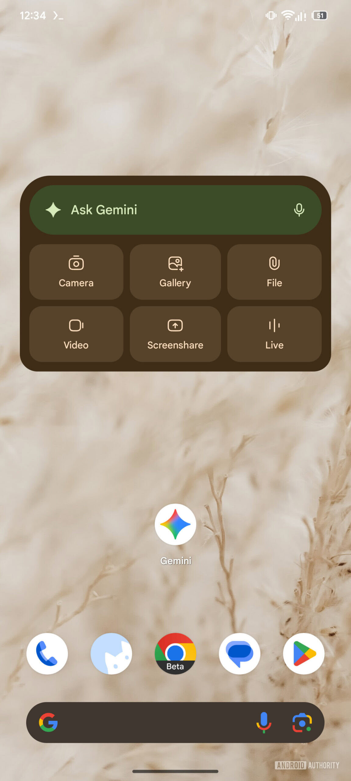 Gemini Upcoming New icons in widget (1)