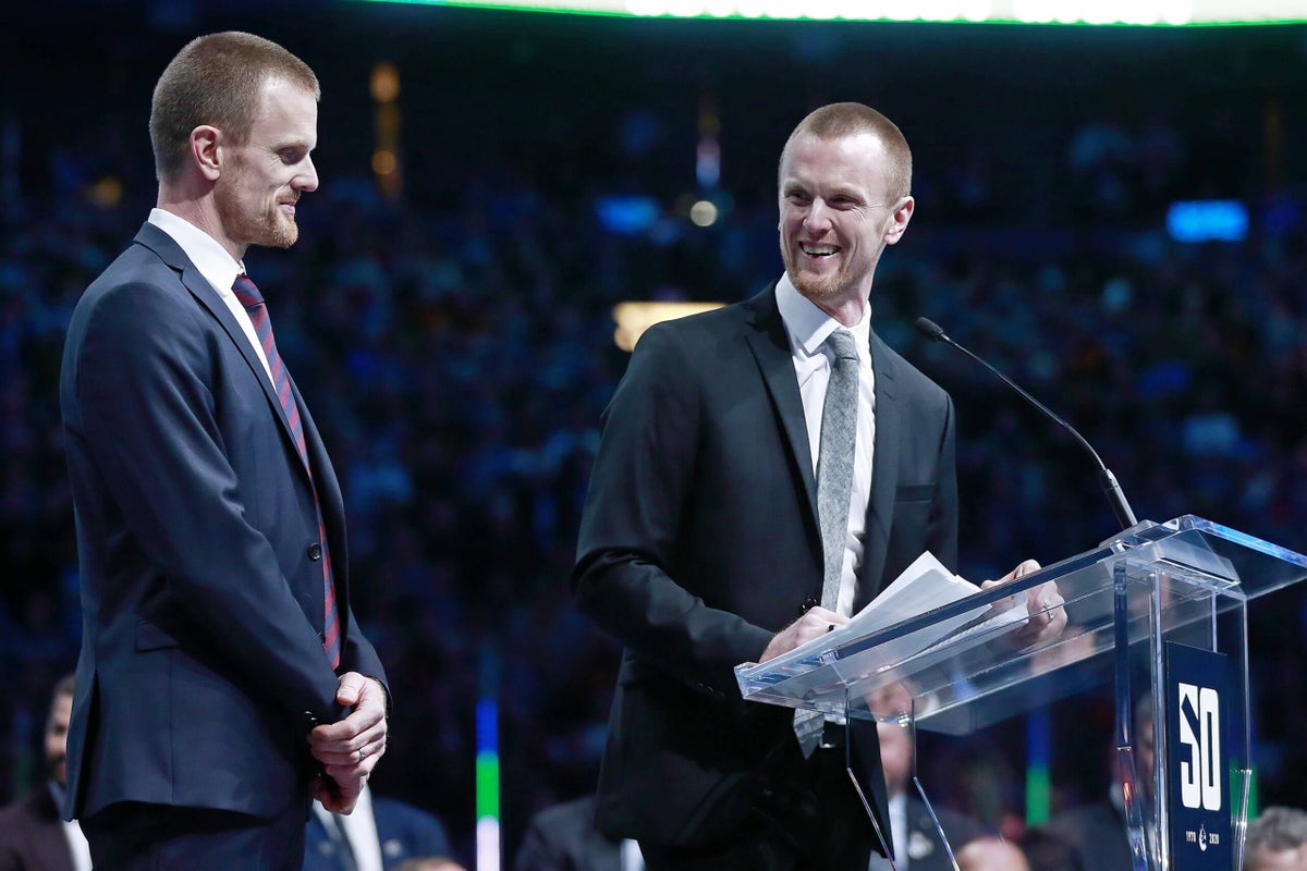 Canucks name Henrik and Daniel Sedin co-presidents, promote Ryan Johnson to GM