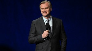 Christopher Nolan at the Universal Pictures and Focus Features Photocall during CinemaCon 2026, the official convention of Cinema United, at The Dolby Colosseum at Caesars Palace on April 15, 2026 in Las Vegas, Nevada. (Photo by Gilbert Flores/Variety via Getty Images)