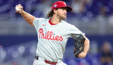 Phillies takeaways: Aaron Nola changes up, outfield construction, fly-ball singles