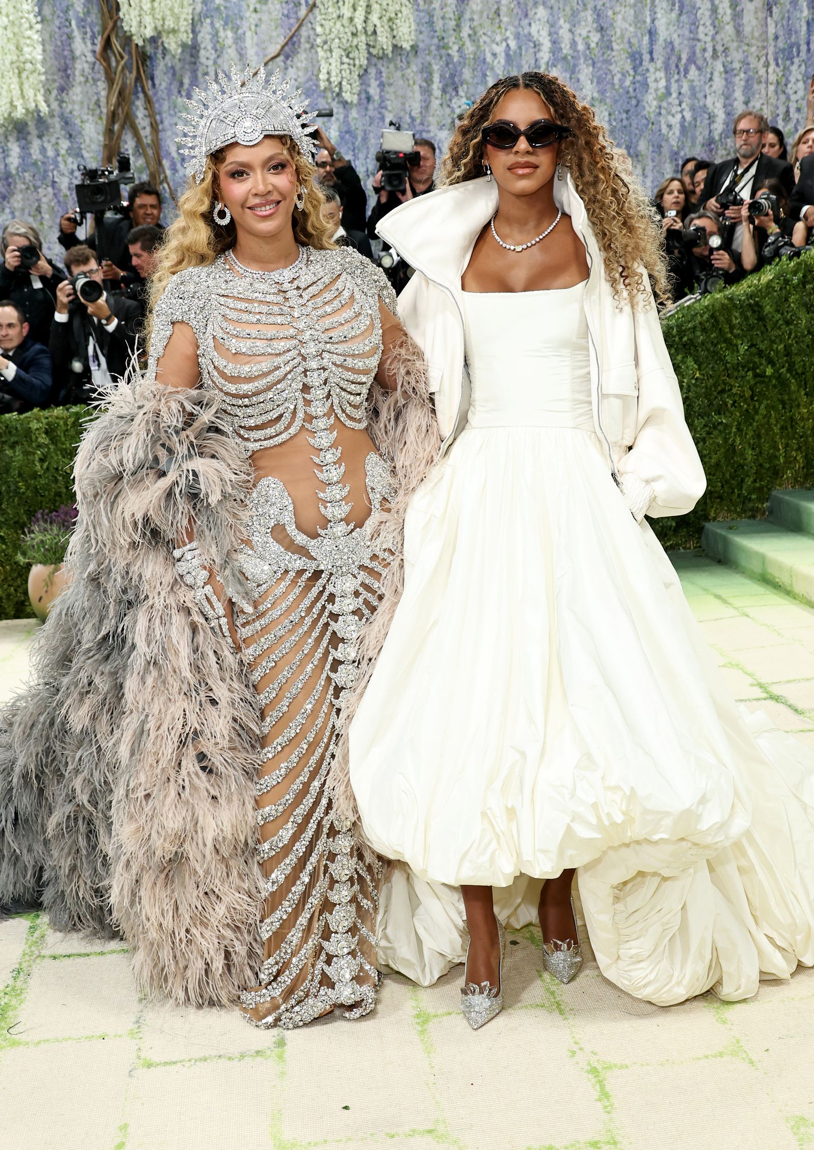 Beyonc and Blue Ivy Carter attend the 2026 Met Gala celebrating Costume Art at the Metropolitan Museum of Art on May 04...