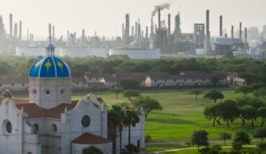 America's largest oil export hub is so starved of water that it's been illegal to have a green lawn for 2 years