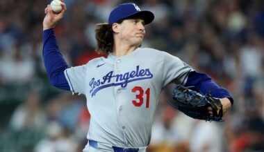 Dodgers exhale after Tyler Glasnow (back) exits early, but unlikely to go on IL