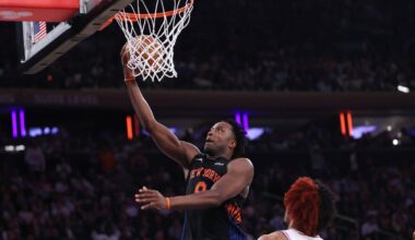 Knicks’ OG Anunoby diagnosed with hamstring strain, is questionable for Game 3: Sources