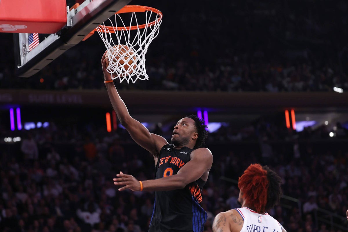 Knicks’ OG Anunoby diagnosed with hamstring strain, is questionable for Game 3: Sources