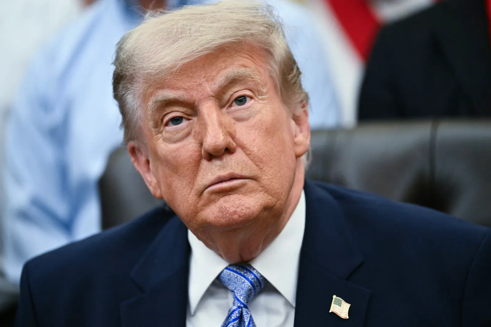 President Donald Trump appears in the Oval Office of the White House on May 21, 2026 in Washington, D.C.