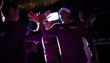 TORONTO, CANADA. - MAY 23: Brittney Sykes #20 of the Toronto Tempo is introduced before the game against the Portland Fire on May 23, 2026 at Coca-Cola Coliseum in Toronto, Canada. NOTE TO USER: User expressly acknowledges and agrees that, by downloading and or using this photograph, User is consenting to the terms and conditions of the Getty Images License Agreement. Mandatory Copyright Notice: Copyright 2026 NBAE (Photo by Vaughn Ridley/NBAE via Getty Images)