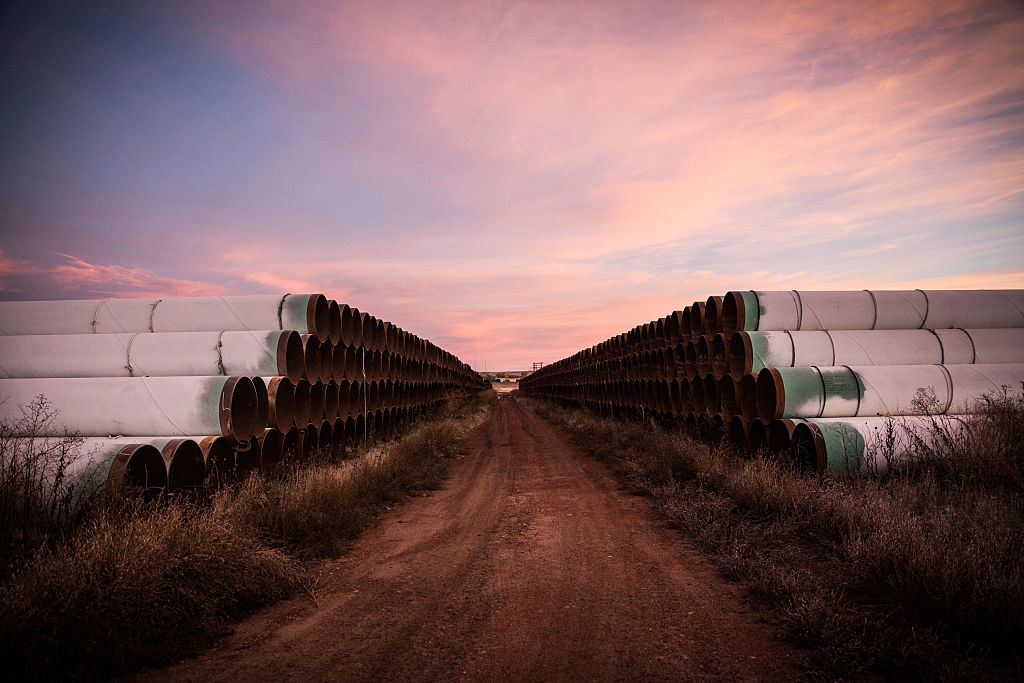 stacks of pipeline