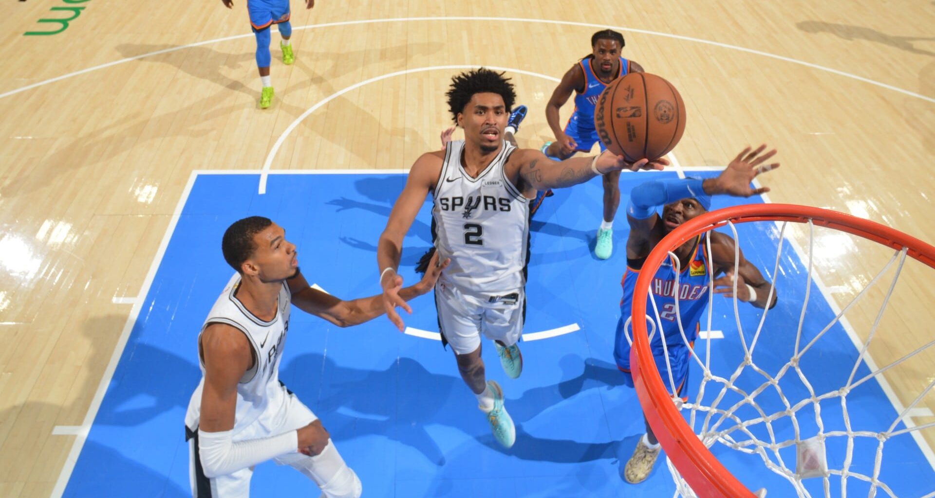 Recap: Thunder use pressure defense to harass Spurs, even series