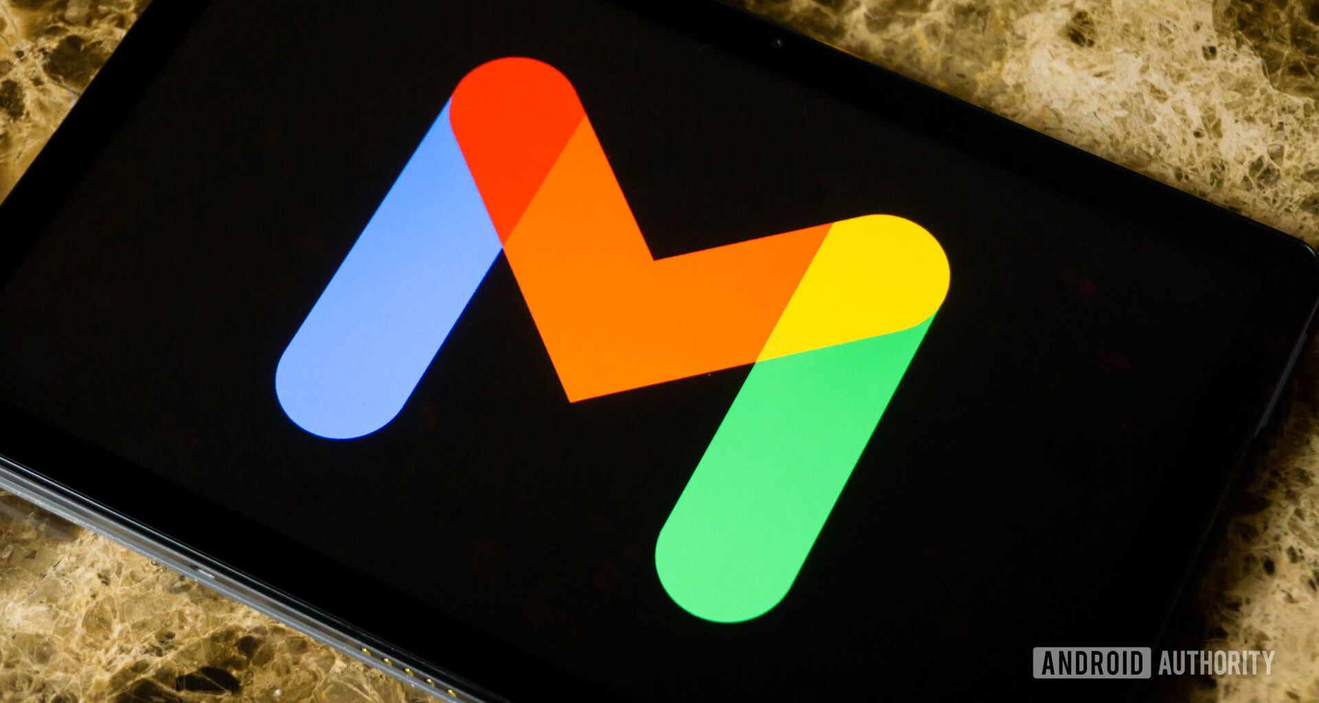 Gmail on tablet stock photo 1
