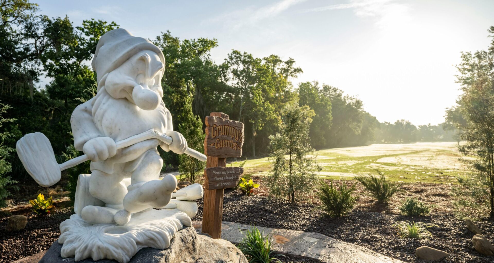 Disney Golf Reveals Grumpy Statue at Magnolia Golf Course&rsquo;s &ldquo;Grumpy&rsquo;s Gauntlet&rdquo;