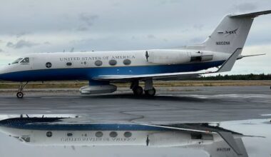 An Airborne Laboratory Aboard a NASA Aircraft Arrives in Panama on a Scientific Mission