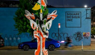 ‘Hurly-Whirly,’ new kinetic sculpture, adds color, creativity to Fourth Avenue median • Brooklyn Paper